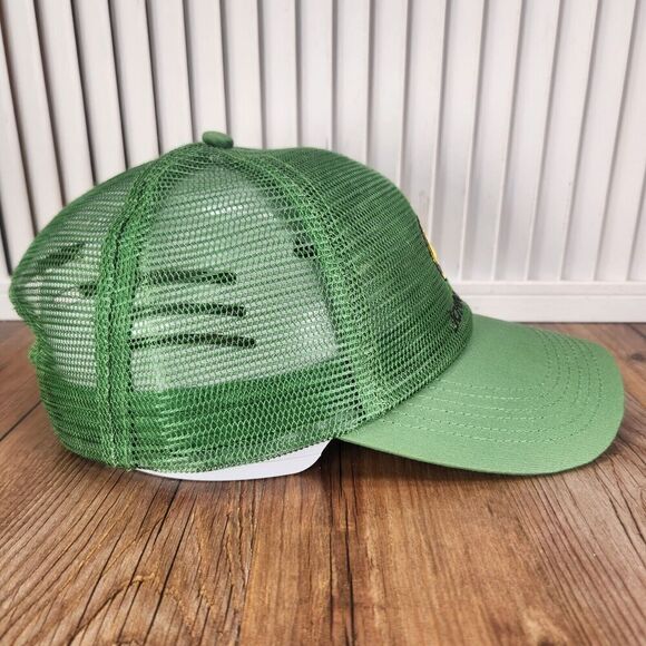 John Deere Mesh Hat Cap Snapback Green Logo Farmer Tractor Outdoors Farm Ranch - Picture 4 of 10